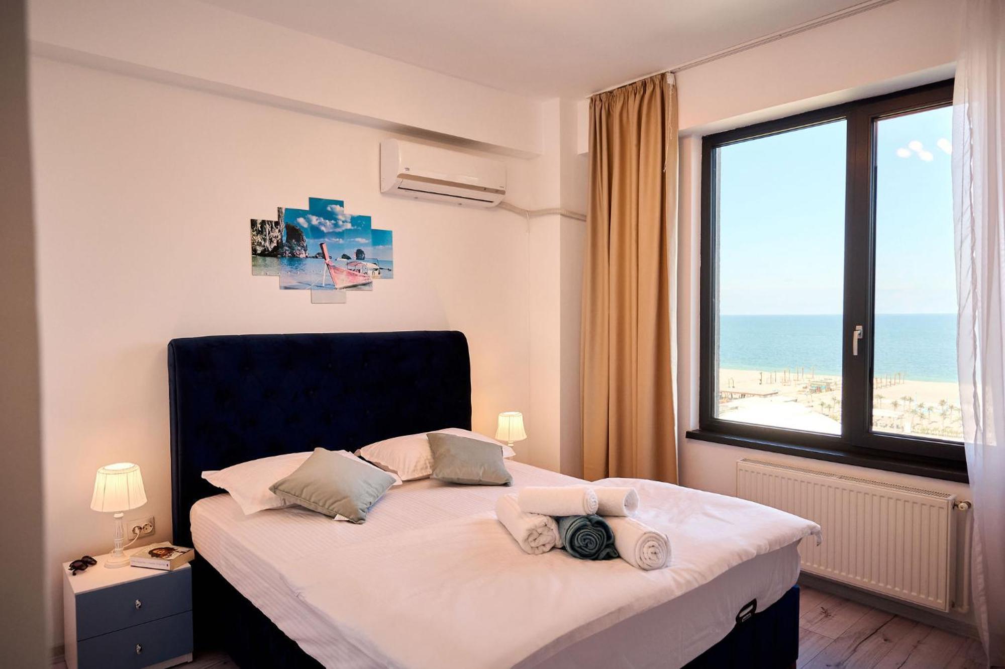 Apartament Summerland Vedere La Mare Mamaia Bagian luar foto