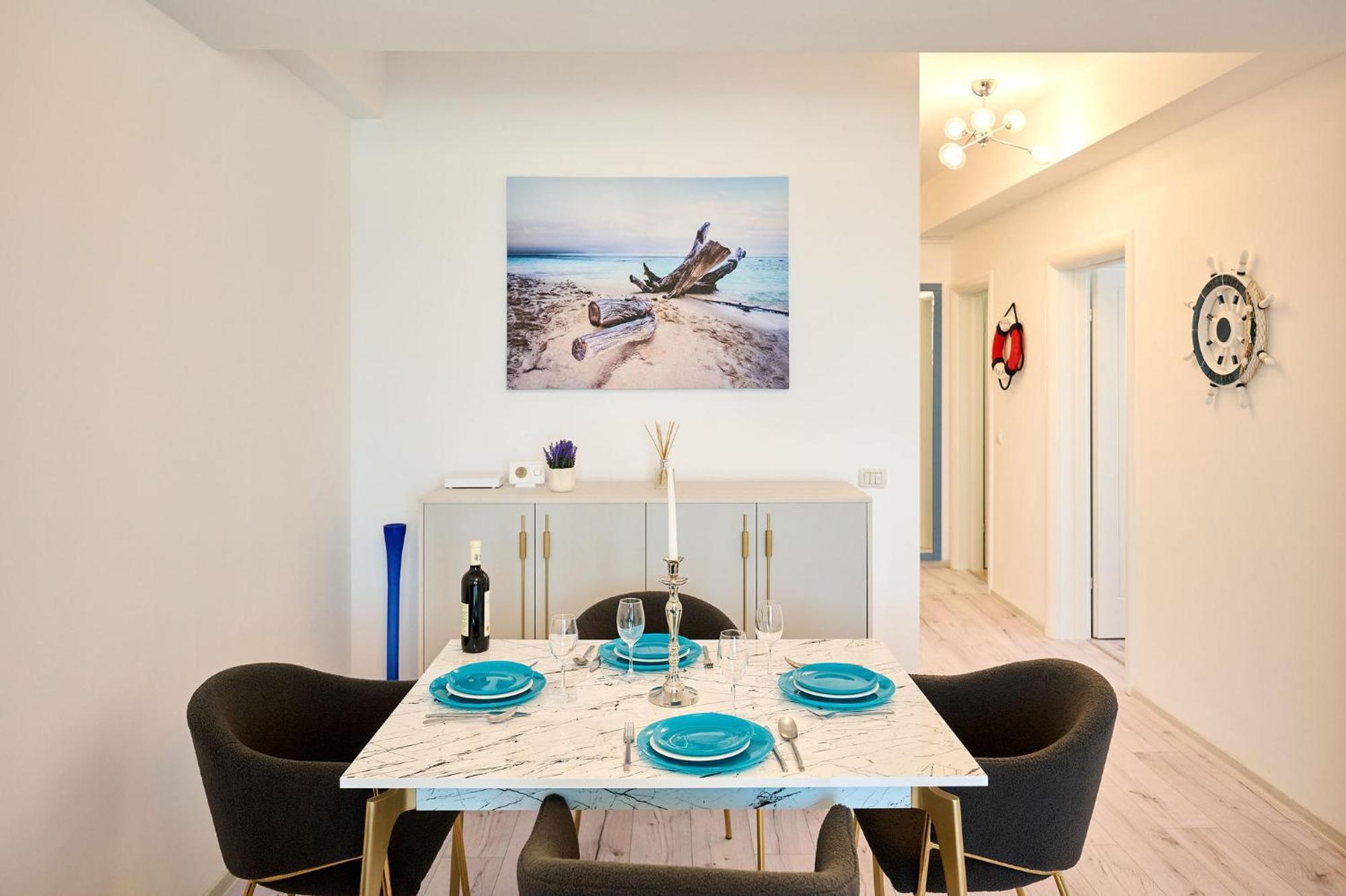 Apartament Summerland Vedere La Mare Mamaia Bagian luar foto