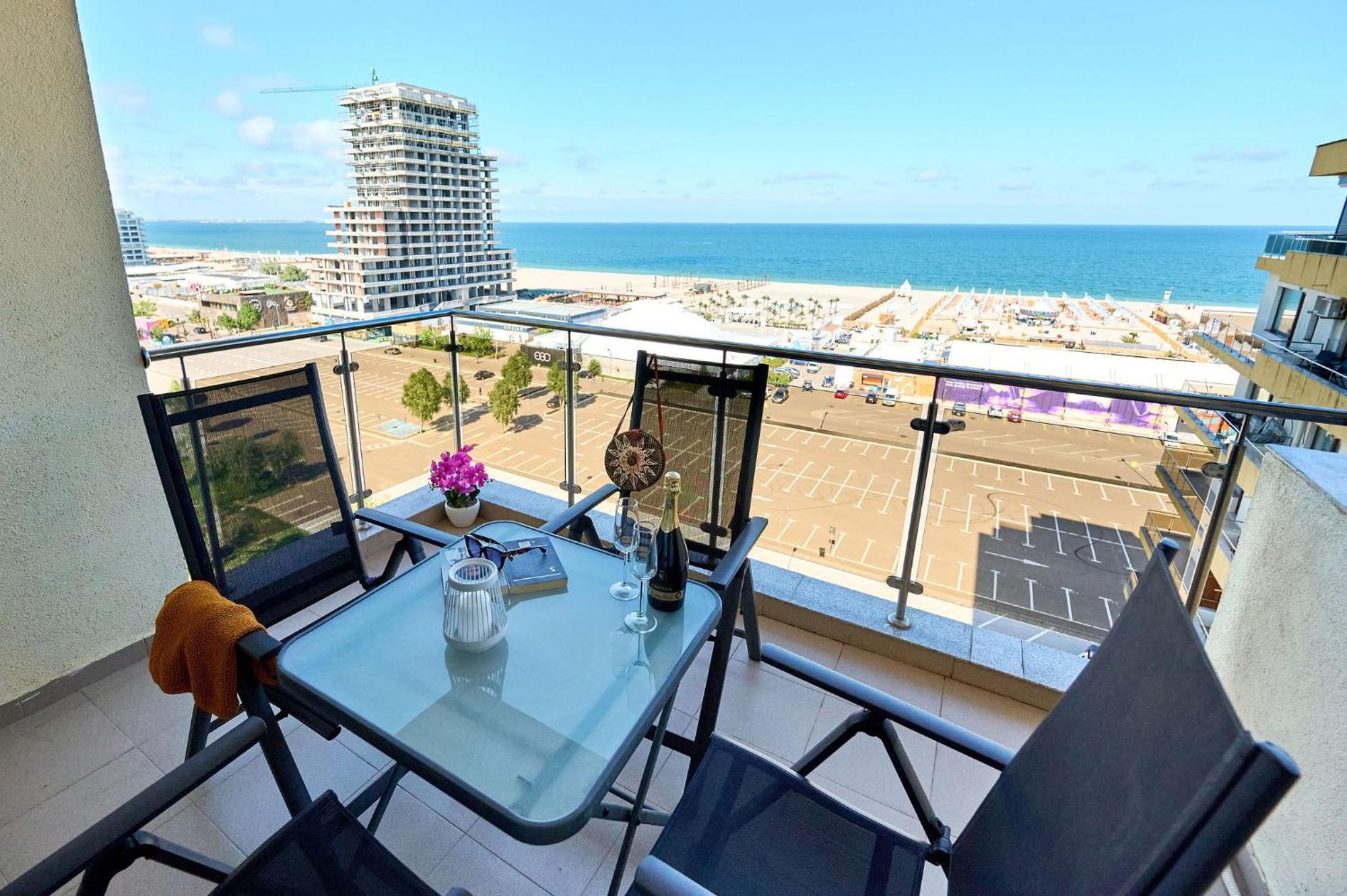 Apartament Summerland Vedere La Mare Mamaia Bagian luar foto